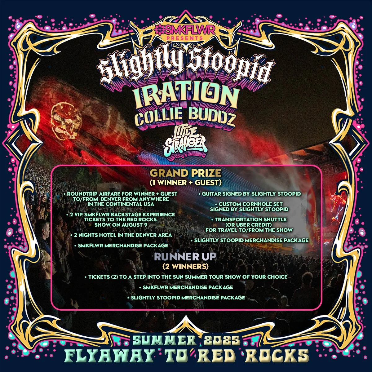 Flyaway to Red Rocks August 9th! — Slightly Stoopid